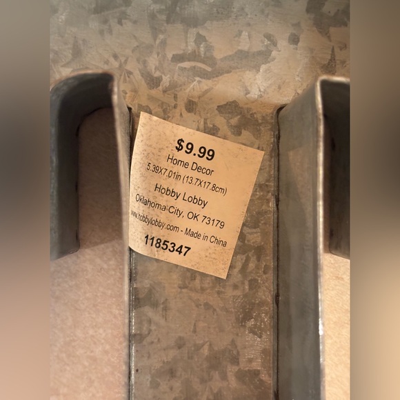 Rustic Metal Letter T Decor - Picture 5 of 5